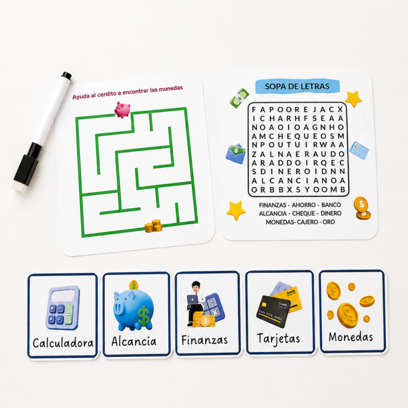 Juego Finanzas Divertidas para Niños